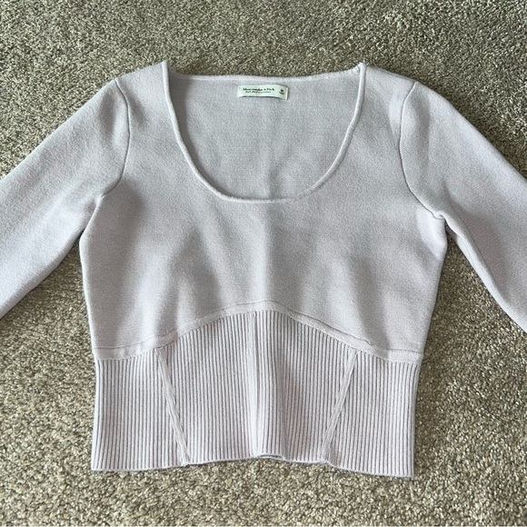 Abercrombie & Fitch Sweaters - NWT! Abercrombie & Fitch - Ribbed Slim Corset Sweater - M